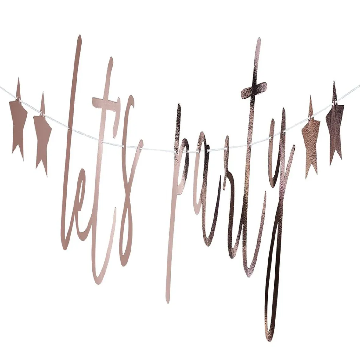 Guirlande let's party 200cm rose gold-Gifi Best