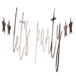 Guirlande let's party 200cm rose gold-Gifi Best