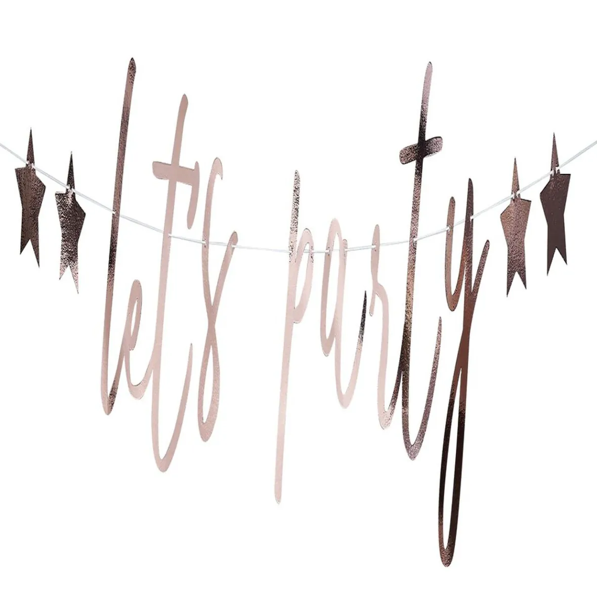 Guirlande let's party 200cm rose gold-Gifi Best