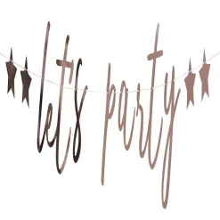 Guirlande let's party 200cm rose gold-Gifi Best