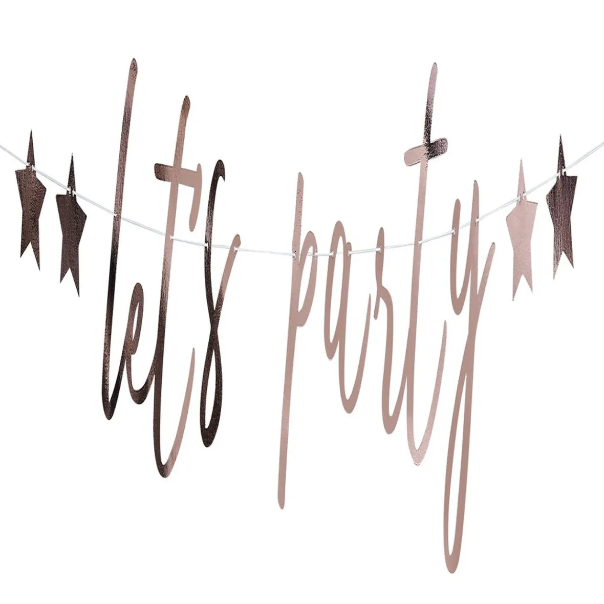Guirlande let's party 200cm rose gold-Gifi Best