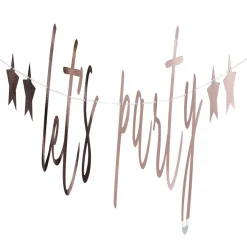 Guirlande let's party 200cm rose gold-Gifi Best