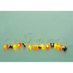 Guirlande lettres lumineuses Happy Halloween L.174 cm-Gifi New