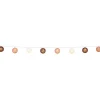 Guirlande lumineuse 10 boules beige marron orange L165cm-Gifi Best