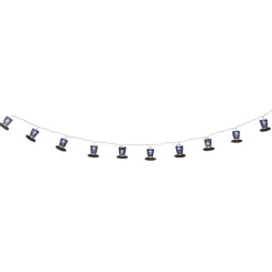 Guirlande lumineuse 10 LED chapeaux Happy New Year 1,75 m-Gifi Outlet