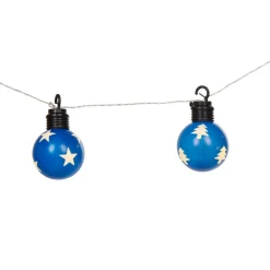 Guirlande lumineuse boules bleues motifs étoiles L. 2,25 m-Gifi Sale