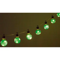 Guirlande lumineuse boules vertes motifs étoiles L. 2,25 m-Gifi Sale