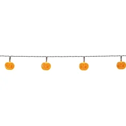 Guirlande lumineuse citrouille araignée ou chauve souris 2,17m-Gifi Outlet