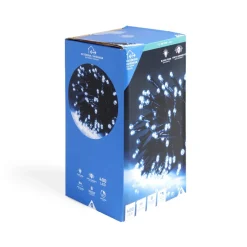 Guirlande lumineuse extérieur cluster 400LED blanc froid 8m-Gifi Hot