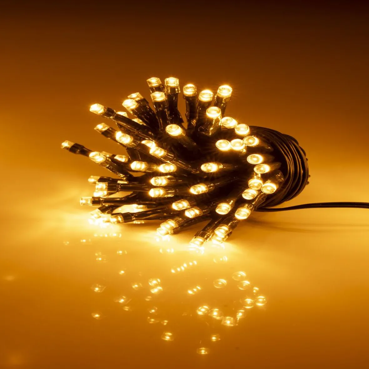 Guirlande lumineuse extérieur 60LED blanc chaud 4,4m-Gifi