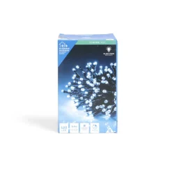 Guirlande lumineuse extérieur 120LED blanc froid 8,9m-Gifi Discount