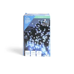 Guirlande lumineuse extérieur 240LED bleu 17,9m-Gifi Discount