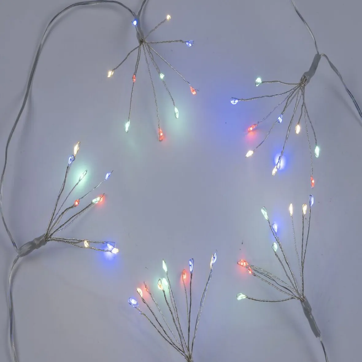 Guirlande lumineuse intérieur effet feu d'artifice 280LED multicolores 6,75m-Gifi New