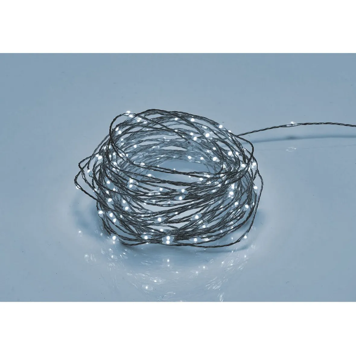 Guirlande lumineuse Solaire 400 microled Blanc froid 20 m-Gifi Best