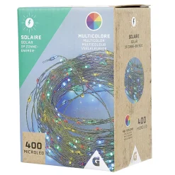 Guirlande lumineuse Solaire 400 microled Multicolore 20 m-Gifi Clearance