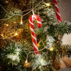 Guirlande lumineuse solaire sucre d'orge 20LED blanc froid 3,8m-Gifi Best