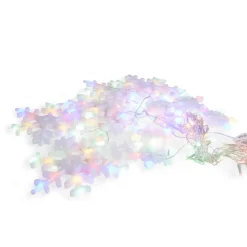 Guirlande lumineuse solaire bordure toit flocon 161LED multicolores 3m-Gifi New