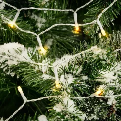 Guirlande lumineuse solaire 50LED blanc chaud 4,9m-Gifi Clearance