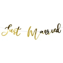 Guirlande mariage Just Married doré 1,5m-Gifi Clearance