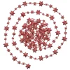 Guirlande mini Étoiles Rouge pailleté 1,5 m-Gifi New