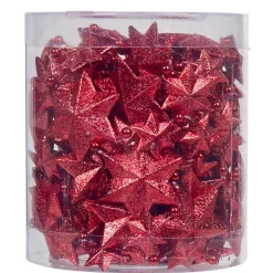 Guirlande mini Étoiles Rouge pailleté 1,5 m-Gifi New