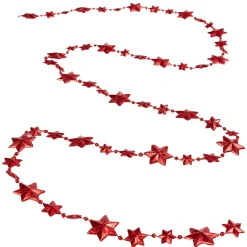 Guirlande mini Étoiles Rouge pailleté 1,5 m-Gifi New