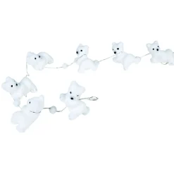Guirlande ourson allongé blanc 1,5 m-Gifi Online