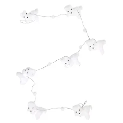 Guirlande ourson allongé blanc 1,5 m-Gifi Online