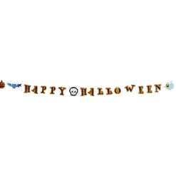 Guirlande papier Happy Halloween 200cm-Gifi Sale