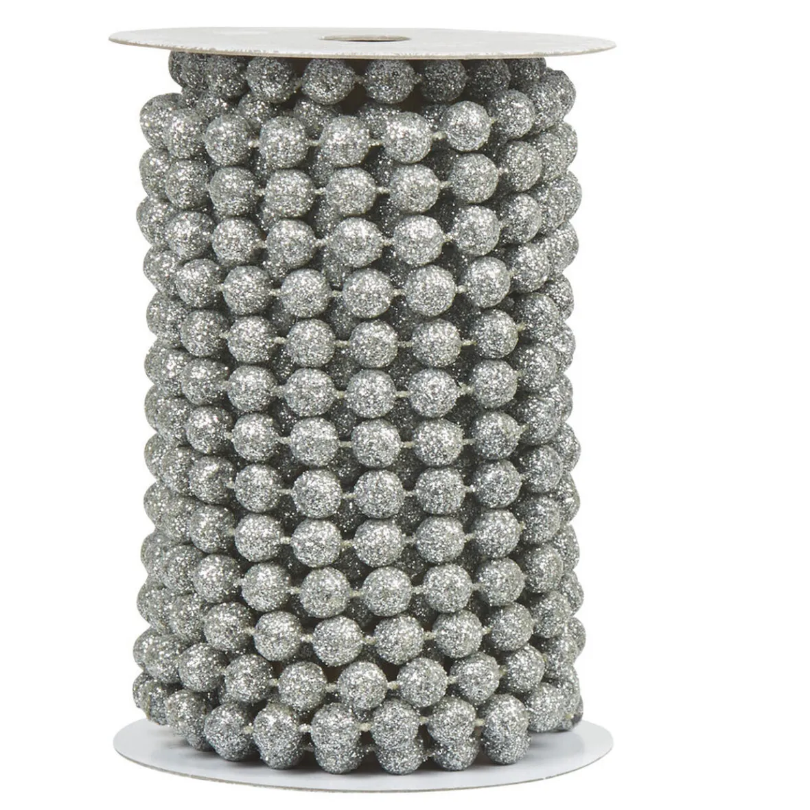 Guirlande perles argent pailleté 5 m-Gifi Online