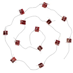 Guirlande rouge 13 cadeaux-Gifi Discount