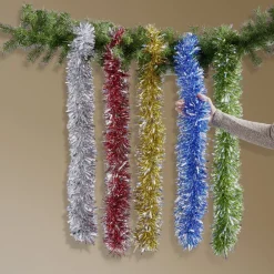 Guirlande rouge métallisé L180cm-Gifi Best