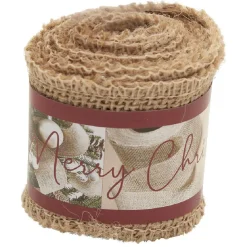 Guirlande ruban en jute Noël-Gifi Online