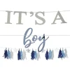 Guirlande révélation garçon It's a boy sur 3 rangées-Gifi Hot
