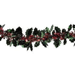 Guirlande scintillante houx vert et rouge 2m-Gifi Hot