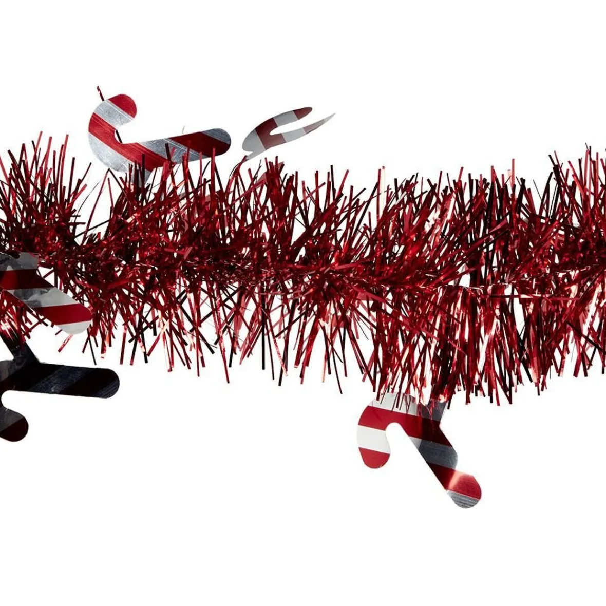 Guirlande scintillante sucre d'orge rouge 2m-Gifi Best