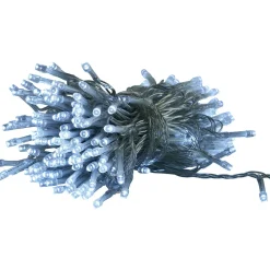 Guirlande Solaire 400 LED blanc clignotant fixe 40 m-Gifi Sale