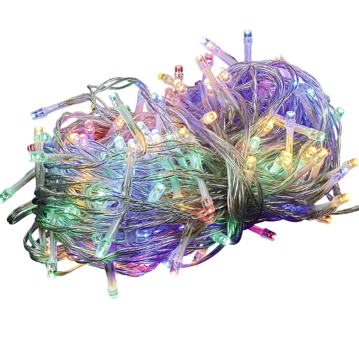 Guirlande Solaire 400 LED multicolore clignotant fixe 40 m-Gifi Sale