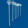 Guirlande solaire flocons multicolores à planter x6-Gifi Best
