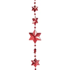 Guirlande étoile rouge scintillante 4,5m-Gifi New