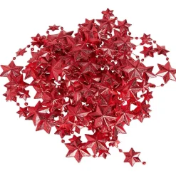 Guirlande étoile rouge scintillante 4,5m-Gifi New