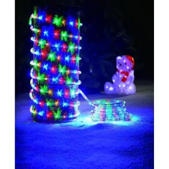 Guirlande tube clignotante multicolore L. 18 m-Gifi New