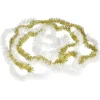 Guirlandes scintillantes blanches et dorées x5-Gifi Discount