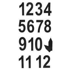 Horloge ballon x12-Gifi