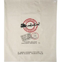 Hotte Noël en lin grand modèle-Gifi Best