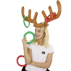 Jeu de Noël gonflable cerceau et bois de renne-Gifi Best