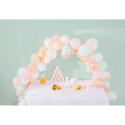 Kit arche ballon blanc rose 98 pièces-Gifi New