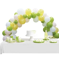 Kit arche de ballons nature vert jaune bleu 60 pièces 4m-Gifi Clearance