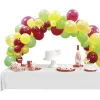 Kit arche de ballons vert jaune rouge 60 pièces 4m-Gifi Online