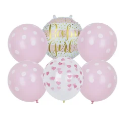 Kit ballon révélation bébé fille x6-Gifi Best